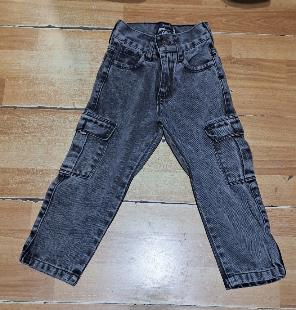 Cargo Jean Nevado Gris Niño - Imagen 2