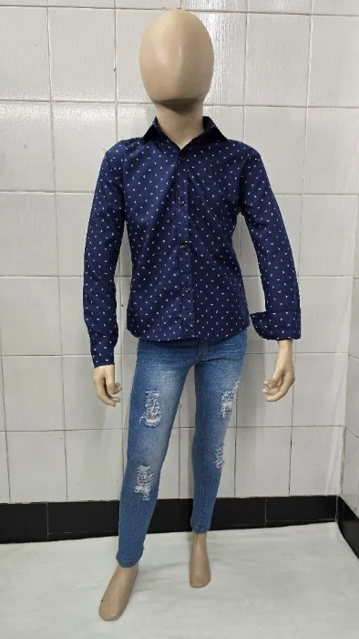 Camisa Estampado de Niños Manga Larga