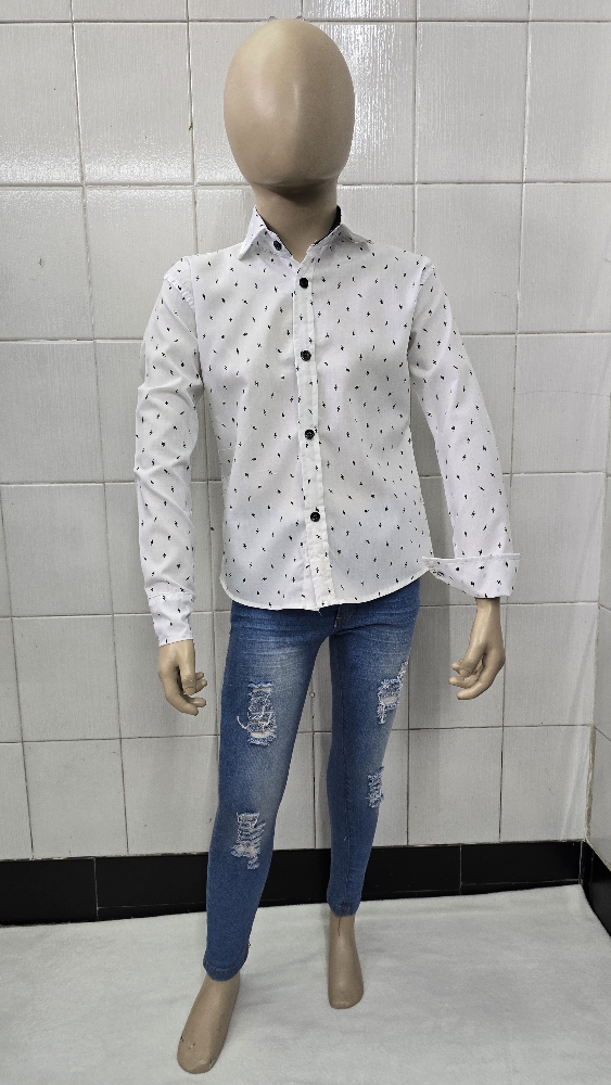 Camisa Estampado de Niños Manga Larga - Imagen 2