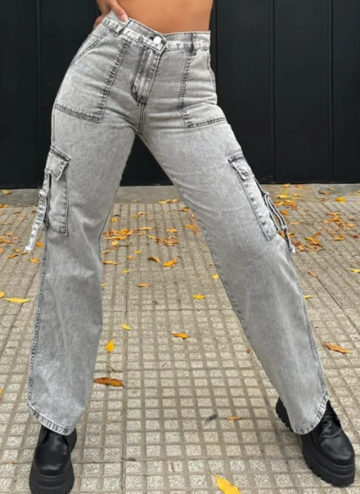 Wide Leg Cargo con Regulador