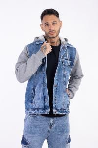 Campera de Jeans C/frisa de Hombre