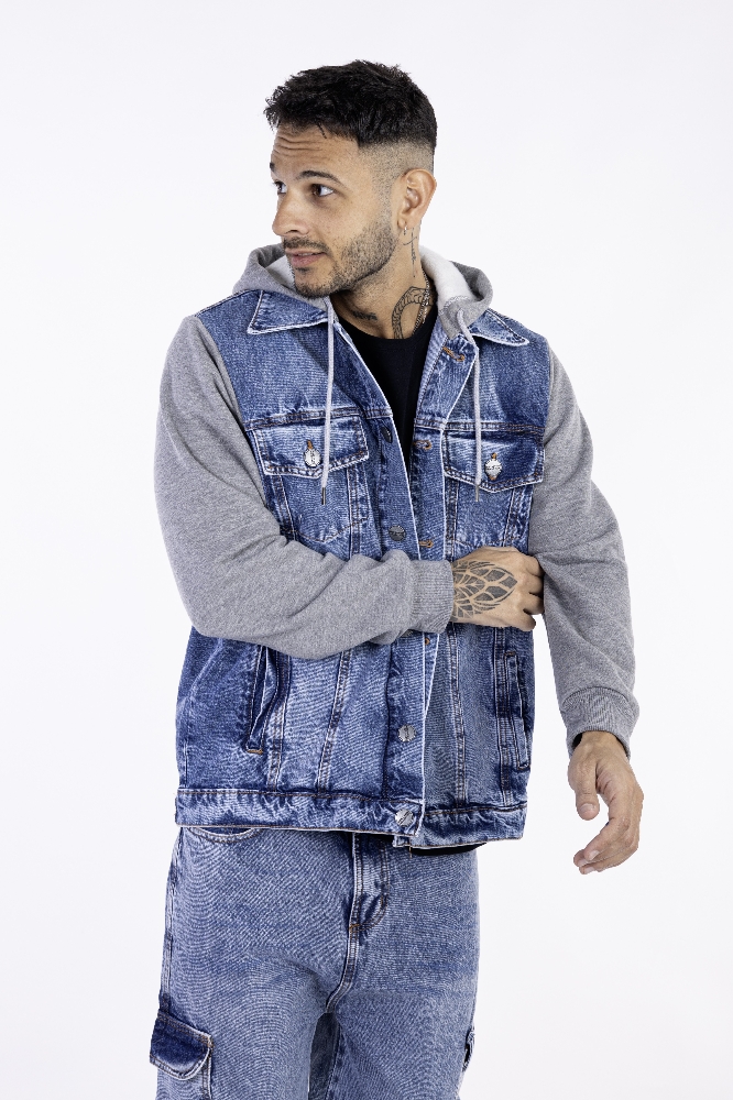 Campera de Jeans C/frisa de Hombre - Imagen 2