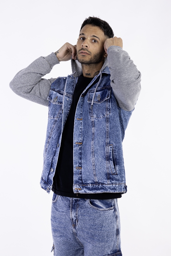 Campera de Jeans C/frisa de Hombre - Imagen 3