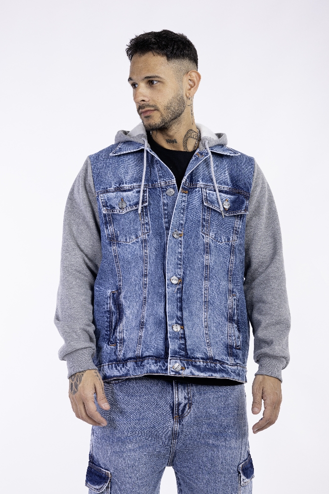 Campera de Jeans C/frisa de Hombre - Imagen 4