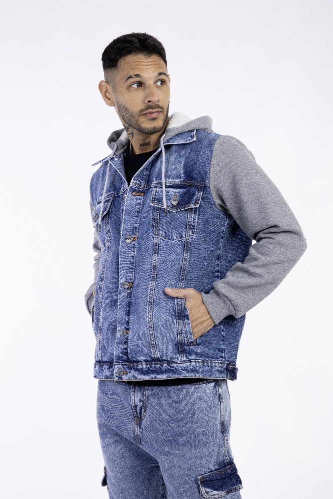 Campera de Jeans C/frisa de Hombre - Imagen 7