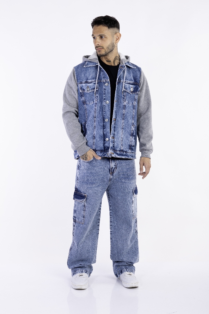 Campera de Jeans C/frisa de Hombre - Imagen 9