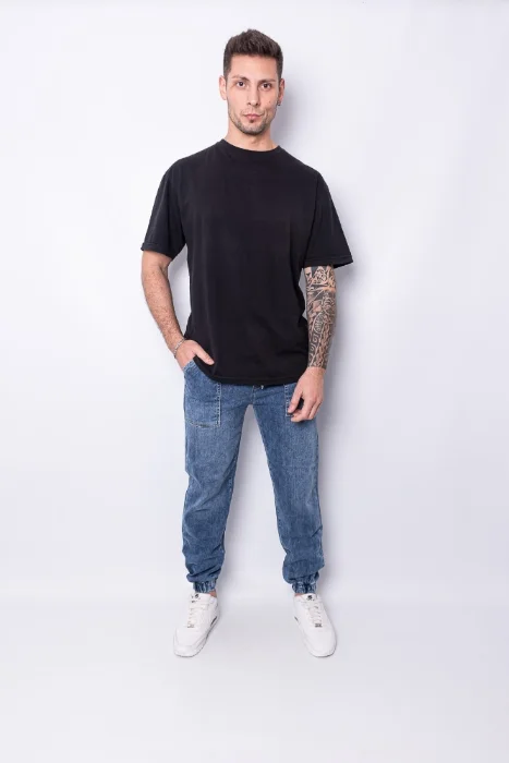 Jogger de Jeans Bolsillo Carpintero