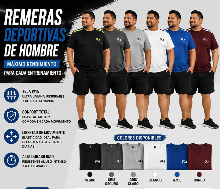 Remera Deportiva Especiales