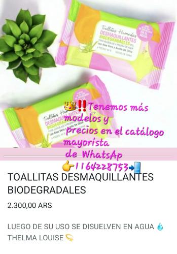 Toallitas Antibacteriales/desmaquillantes(varios Modelos  y Precios) - Miniatura 3