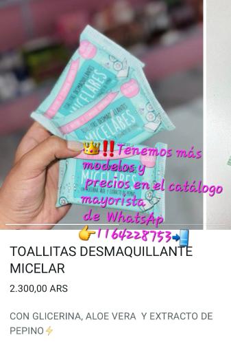 Toallitas Antibacteriales/desmaquillantes(varios Modelos  y Precios) - Miniatura 5