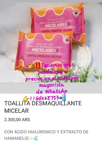 Toallitas Antibacteriales/desmaquillantes(varios Modelos  y Precios) - Miniatura 6