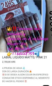 Labial Liquido Matte ( Varios Modelos y Precios) - Miniatura 5