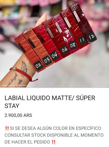 Labial Liquido Matte ( Varios Modelos y Precios) - Miniatura 2