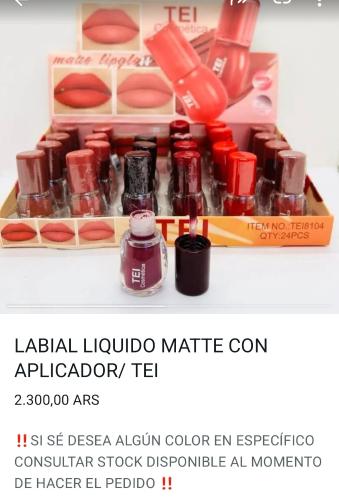 Labial Liquido Matte ( Varios Modelos y Precios) - Miniatura 3