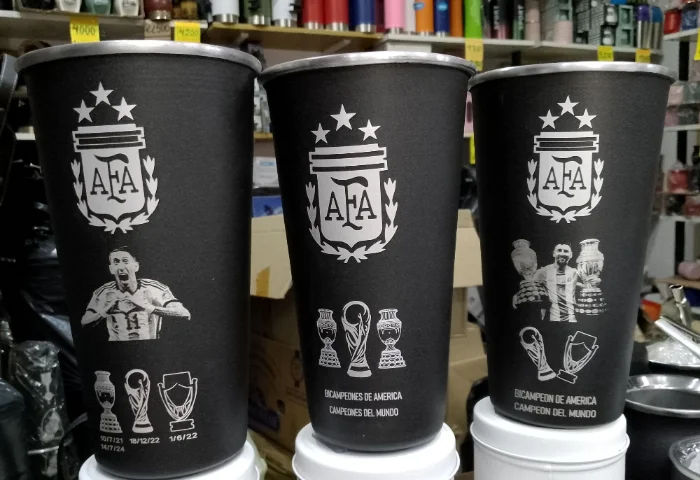 Vaso Fernet Afa Campeon de América 1l Aluminio