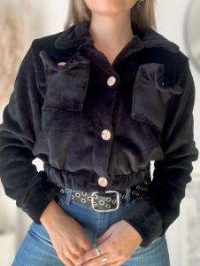 Chaqueta de Plush con Corderito