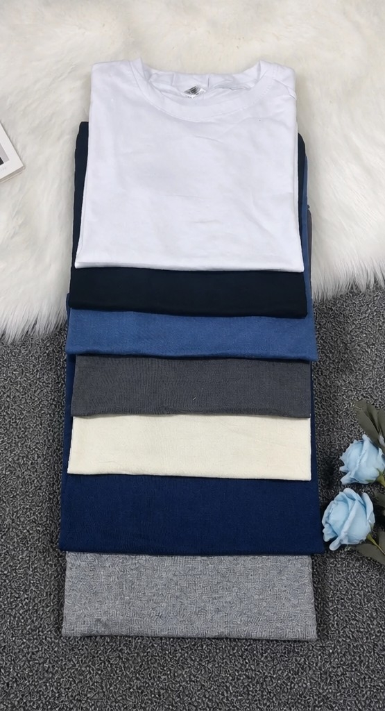 Remeras de Algodón Lisos de Hombre - Imagen 2