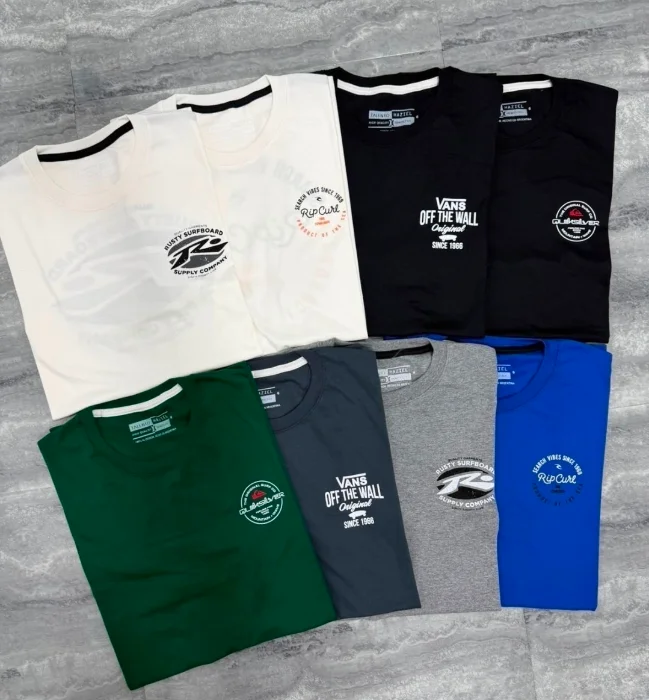 Remeras Doble Estampa Algodón Peinado(ññ)