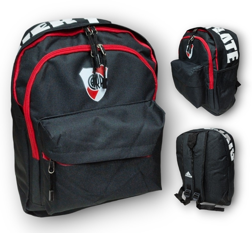 Mochila Nacional de River Plate, 42cm X 31cm X 15cm Aproximado, Marroquíneria - Imagen 1