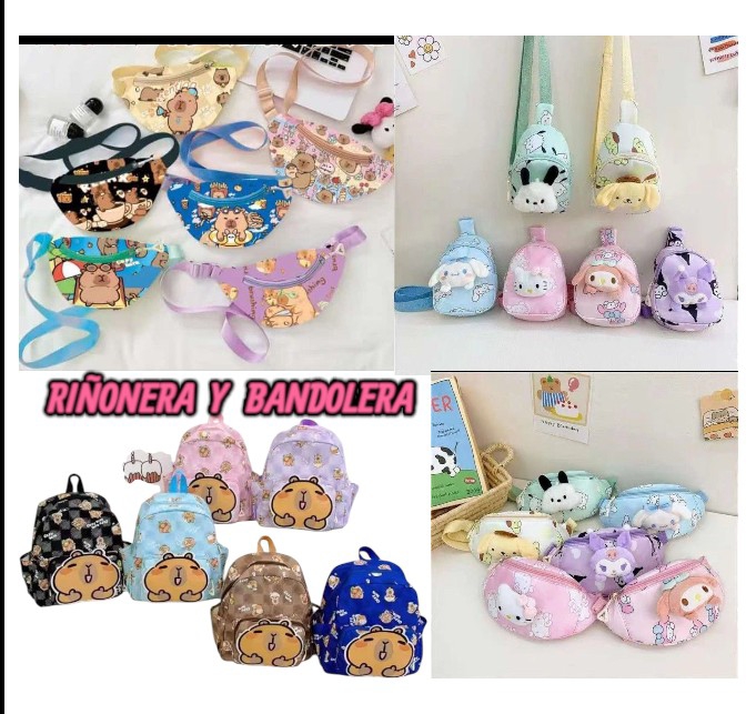 Riñonera y Bandoleras Sanrio Kuromi - Imagen 2