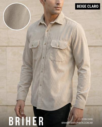 Camisa de Corderoy Marrón - Miniatura 7