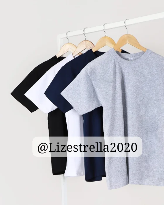 Remera Lisa Algodón Peinado
