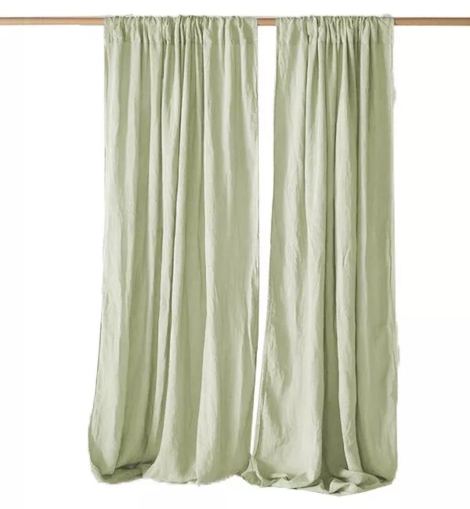Cortinas Gasa Algodón Premium 2 Paños 1.45x2.10 Mts - Imagen 5