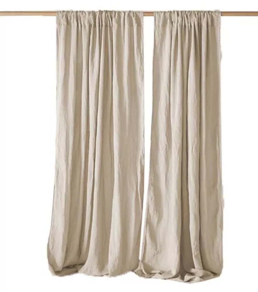 Cortinas Gasa Algodón Premium 2 Paños 1.45x2.10 Mts - Imagen 7