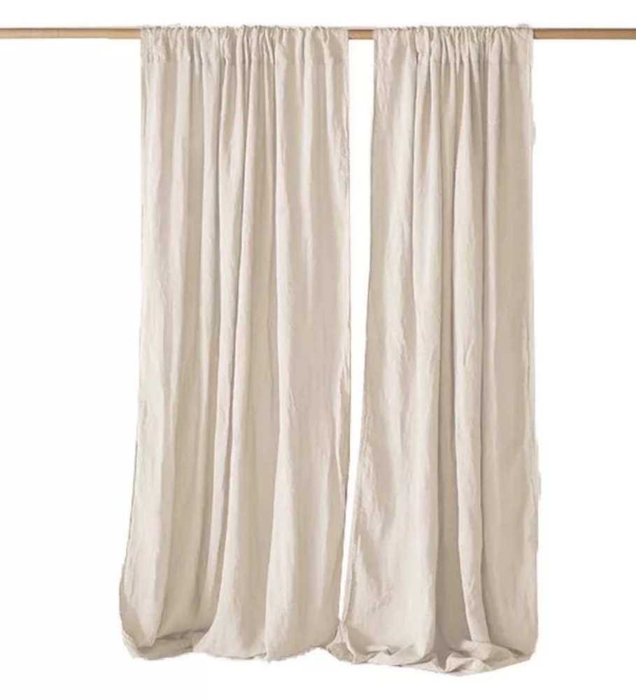 Cortinas Gasa Algodón Premium 2 Paños 1.45x2.10 Mts - Imagen 8