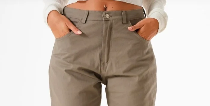 Pantalón  Mom Gabardina