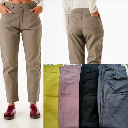 Pantalón  Mom Gabardina - Miniatura 3