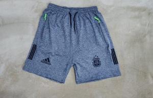 Shorts Deportivo de Laycra Negro y Gris