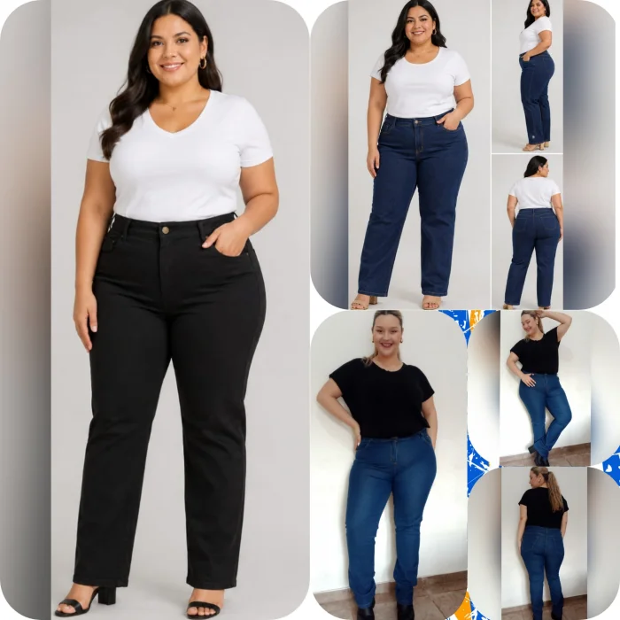 Pantalón Clásicos Rectos Elastizados de Damas