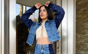 Campera Jeans con Tejido Tendencia