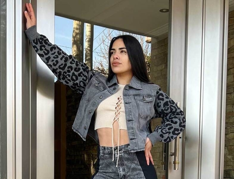 Campera Jeans con Tejido - Imagen 3