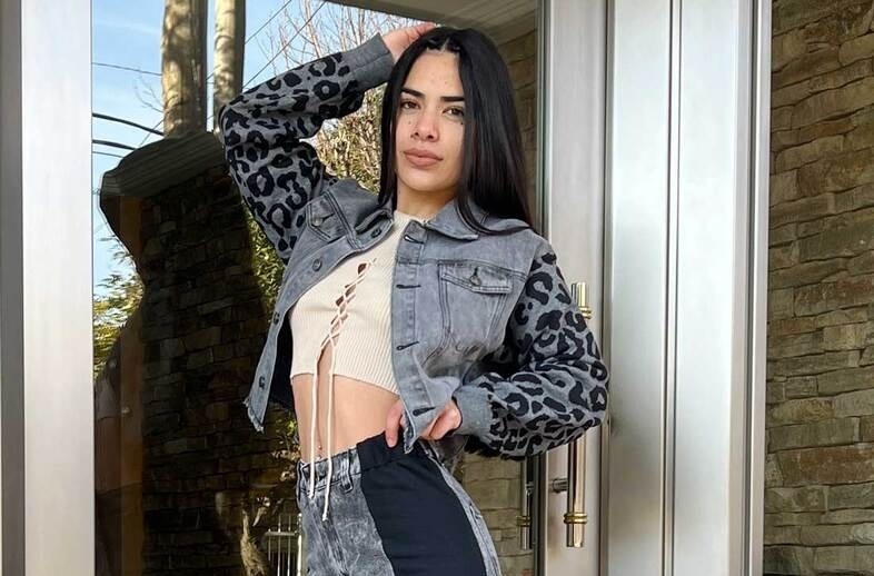 Campera Jeans con Tejido - Imagen 2