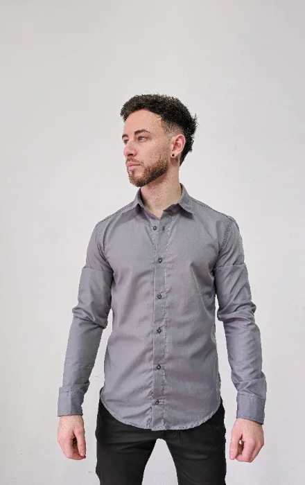 Camisa Gris Lisa