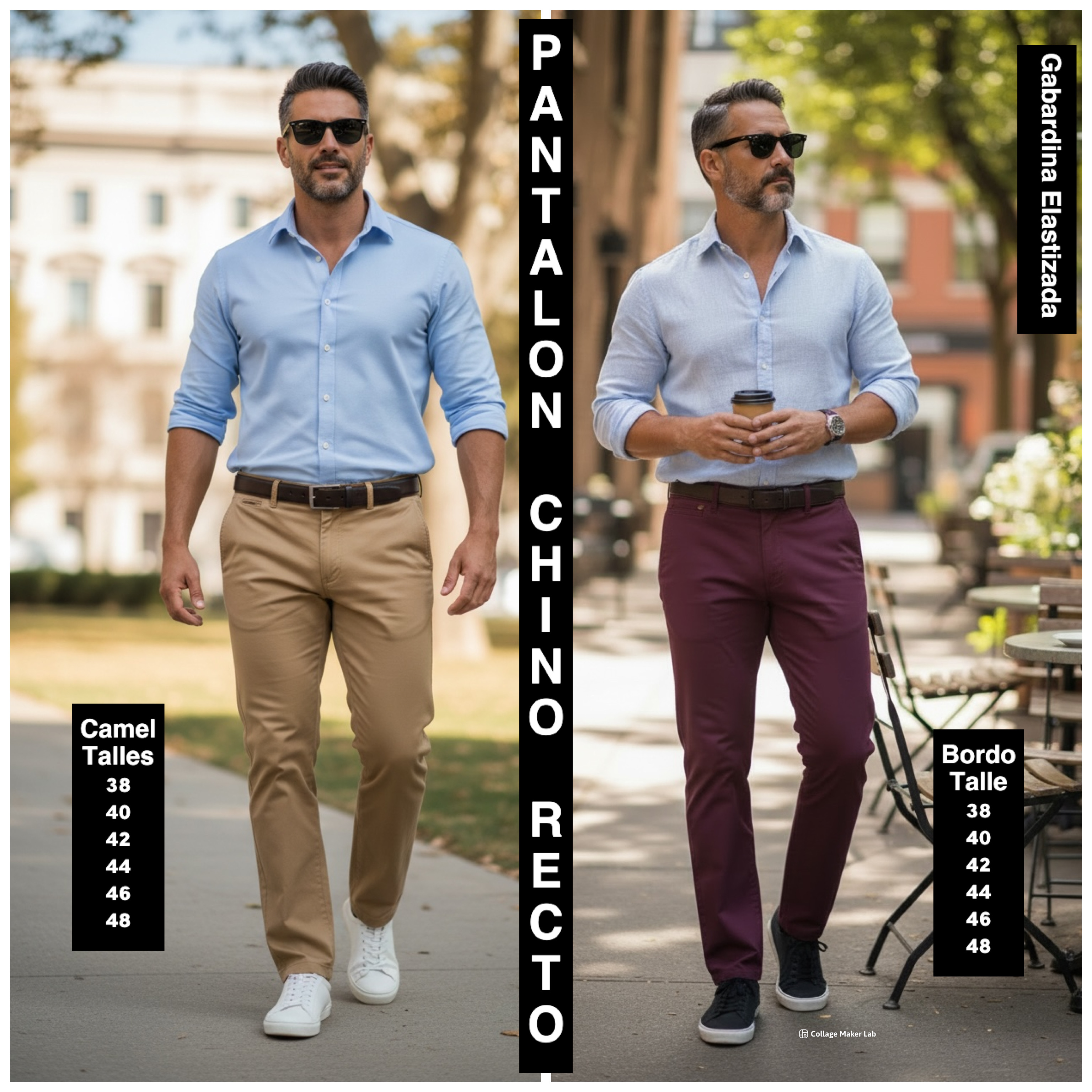 Pantalon Chino  Recto   de Gavardina Elastizada - IMG_3748.jpeg