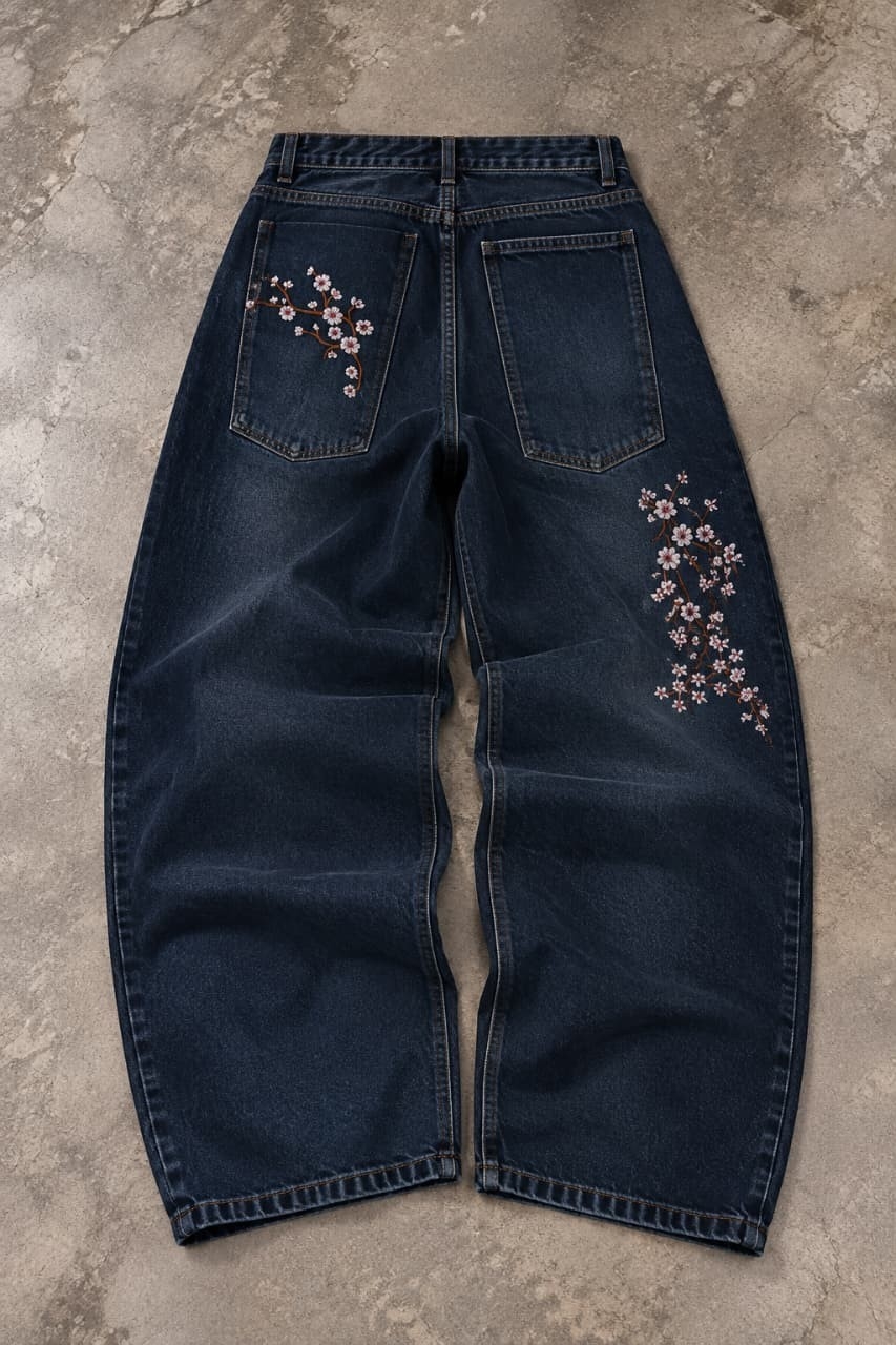 Baggy Jean Bordados - Imagen 1