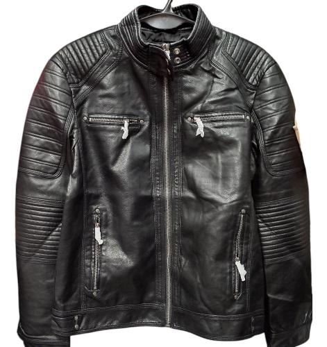 Campera Símil Cuero Hombre