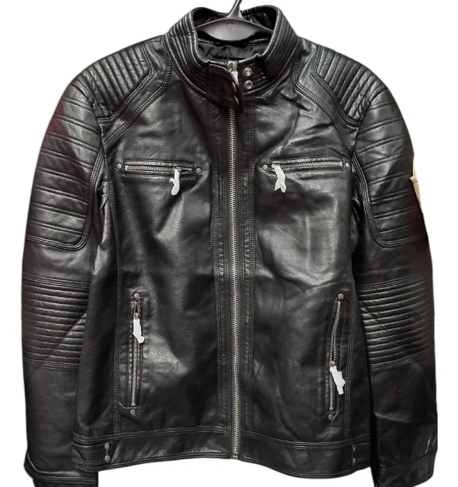 Campera Símil Cuero Hombre