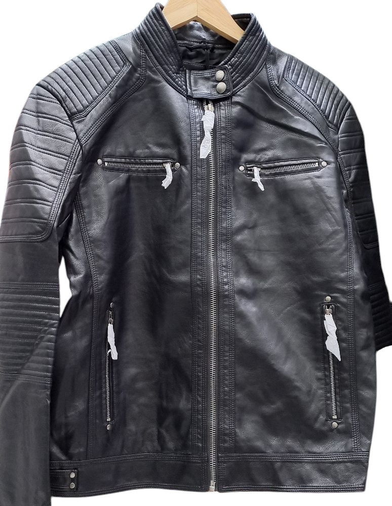 Campera Símil Cuero Hombre - Imagen 2