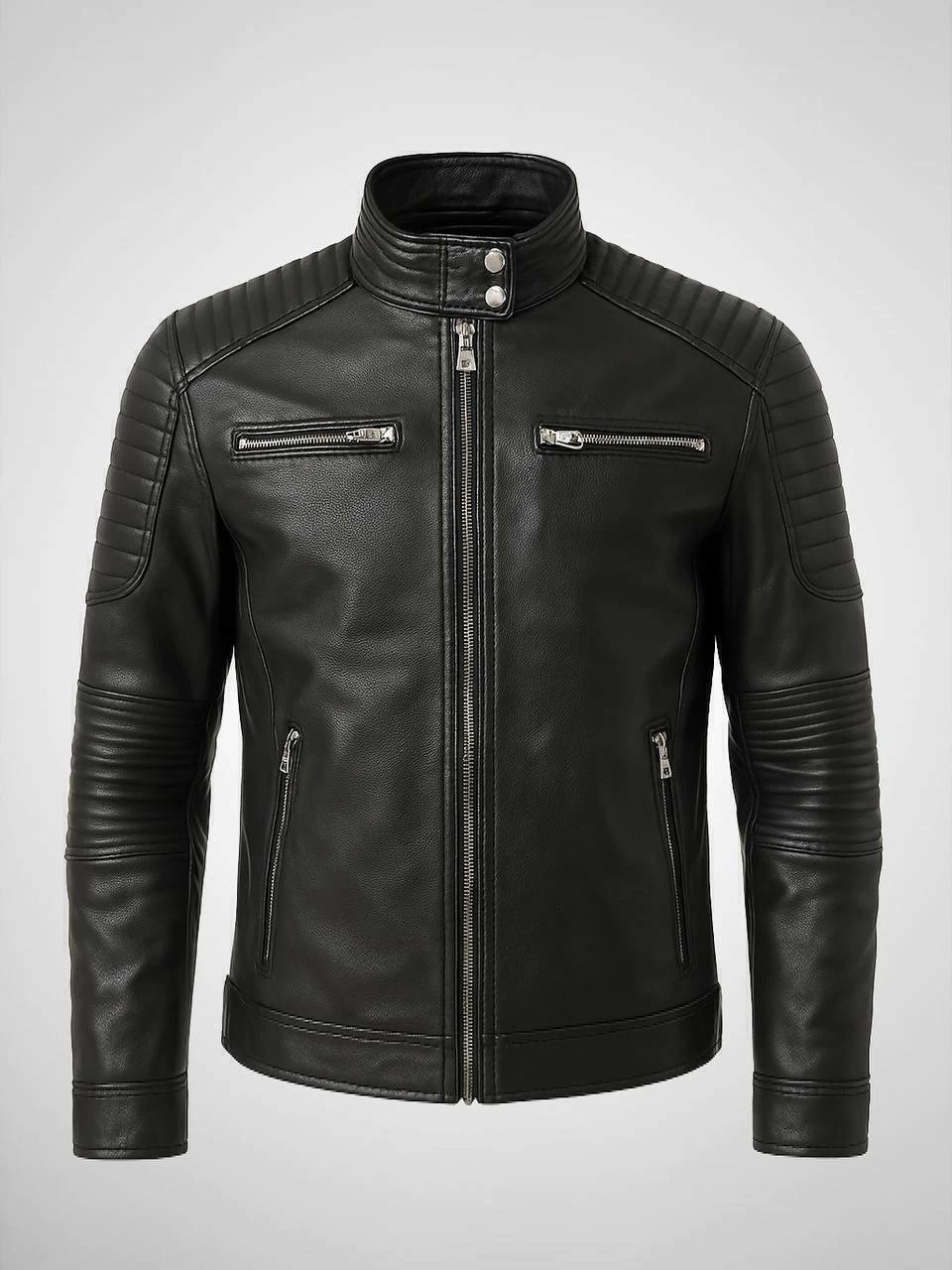 Campera Símil Cuero Hombre - Imagen 4