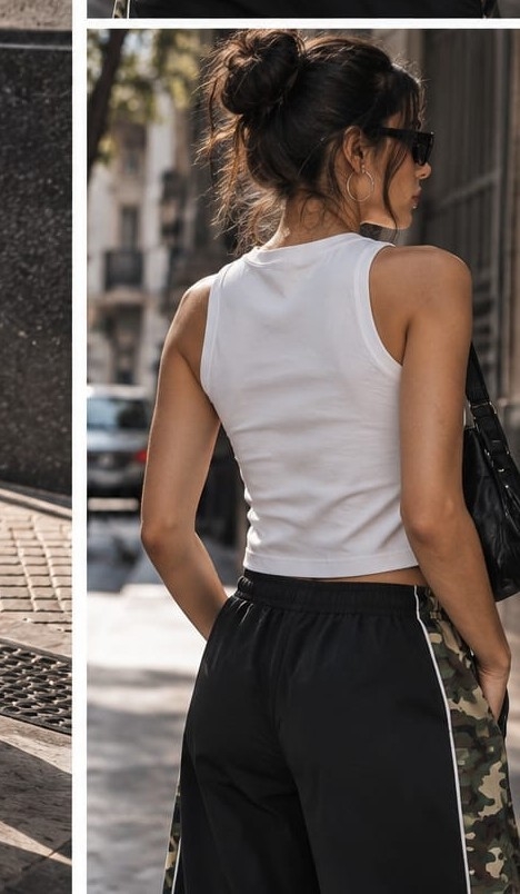 Musculosa Basica Algodon con Lycra - Imagen 3