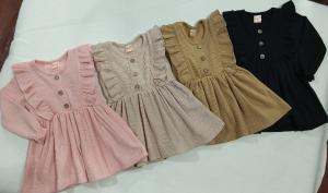 Vestidos de Beba de Wafle Frisado