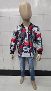 Camperas Estampados con Bolsillo de Bebé