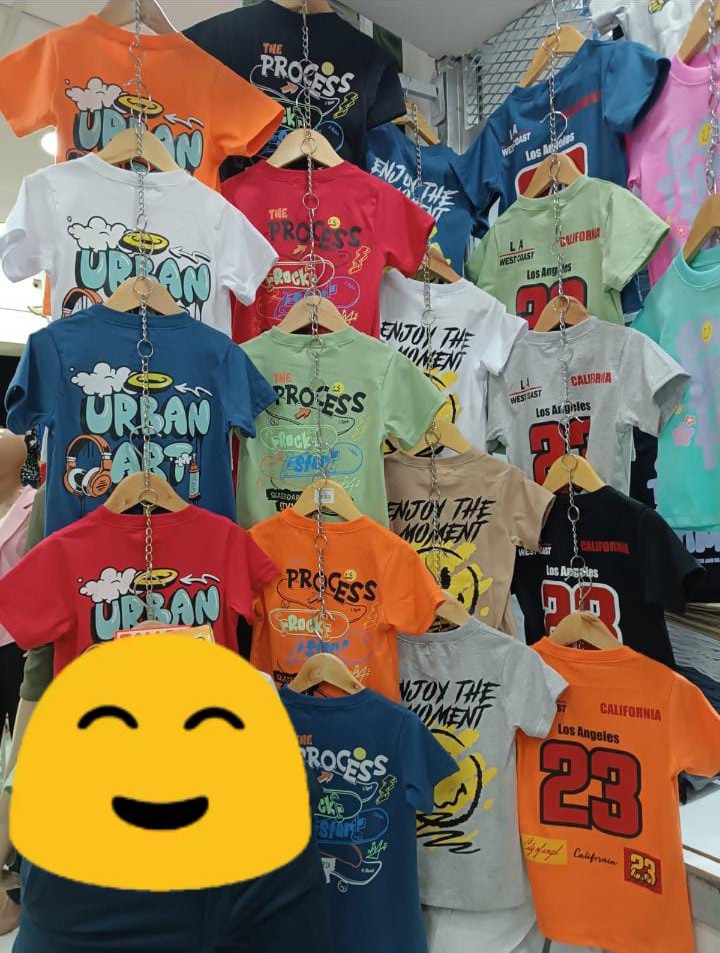 Remeras de Algodón de Niños - Imagen 1