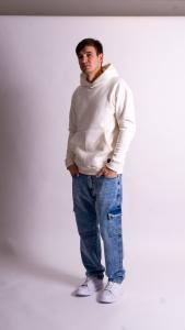 Buzo Hoodie  Hombre de  Frisa Invisible Talles Especiales - Miniatura 3
