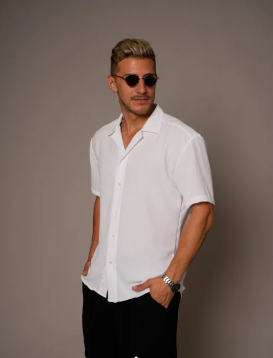 Camisa Boxy Lino Cey