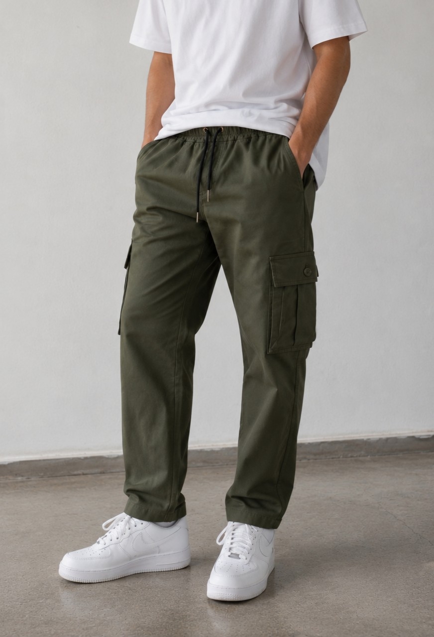 Pantalón Cargo Recto - Imagen 2